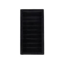 Velvet Inserts Bangle Bracelet Display Tray Jewelry Display Case (Black)
