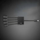 4 Port Micro USB Power Charging OTG Hub Cable Adapter For Android Phone Tablet