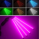 5V USB 4 in 1 LED Car Foot Light RGB SMD5050 72 LED Strip Ambient Lamp A