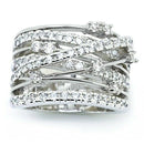 Zircon Stone Rings For Women Fashion Jewelry Engagement Wedding Ring White  X4L3