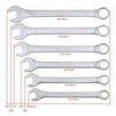 12Pcs 8mm-19mm Combination Spanner Set Professional Ratchet Wrench Tool for