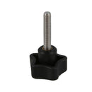 Screw on type star head Thumbscrew Locking screw Grip M6 x 30mm