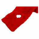 Women's Faux Rabbit Fur Scarf Autumn Winter Scarves red
