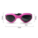 Pet Dog Sunglasses Foldable Puppy Cat Glasses UV Protection Goggles (Pink) A