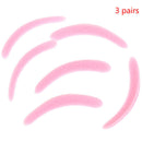 3 Pairs/Bag Perm Eyelash Patch Resuable Silicone Perming Rods Curler Pads Ri Kw