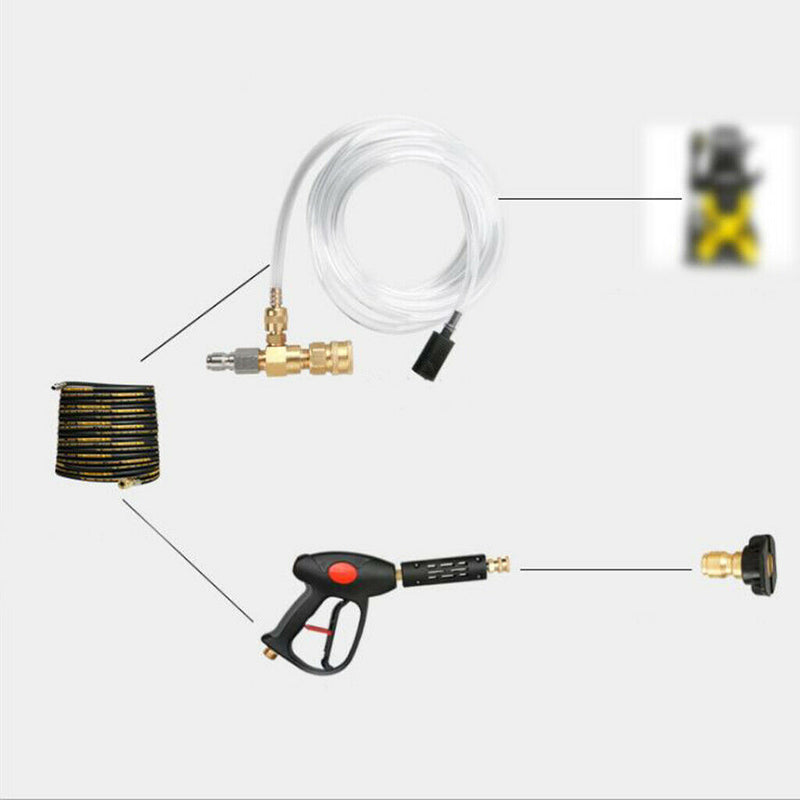 3/8" Quick Connect Coupler Adapter Pressure Washer Female Male Hose Nozzle