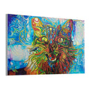 5D DIY Special-shaped Diamond Painting Animal Cross Stitch Kit (DS007 Wolf)