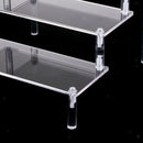 Acrylic Shelf 3-Tier Display Rack for Cupcake,makeup, perfume, collectibles