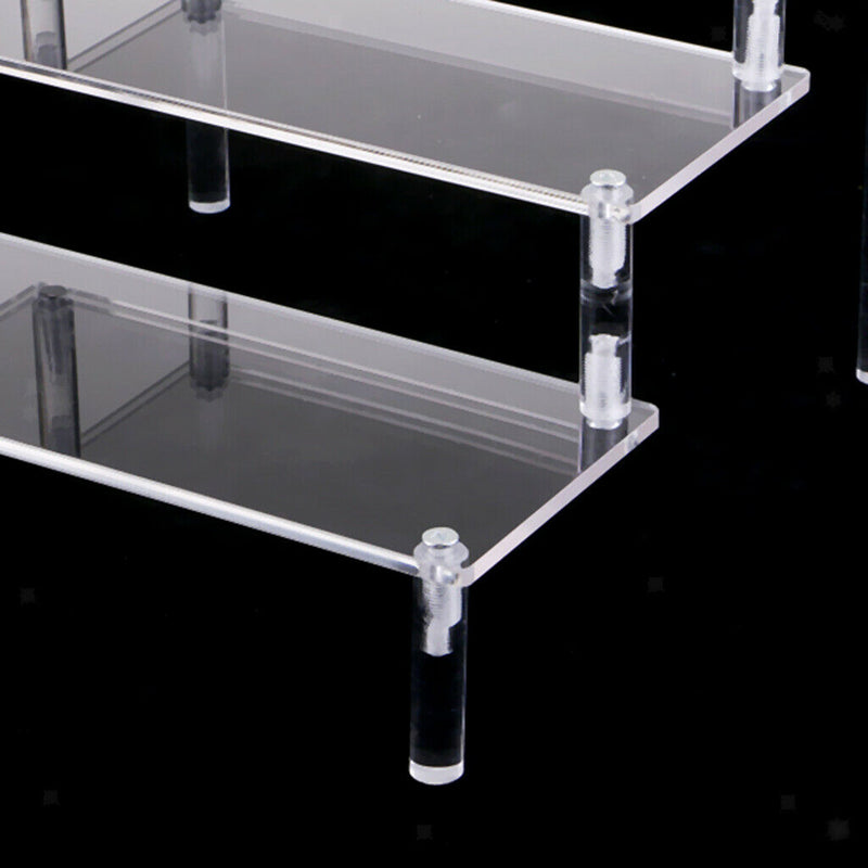 Acrylic Shelf 3-Tier Display Rack for Cupcake,makeup, perfume, collectibles