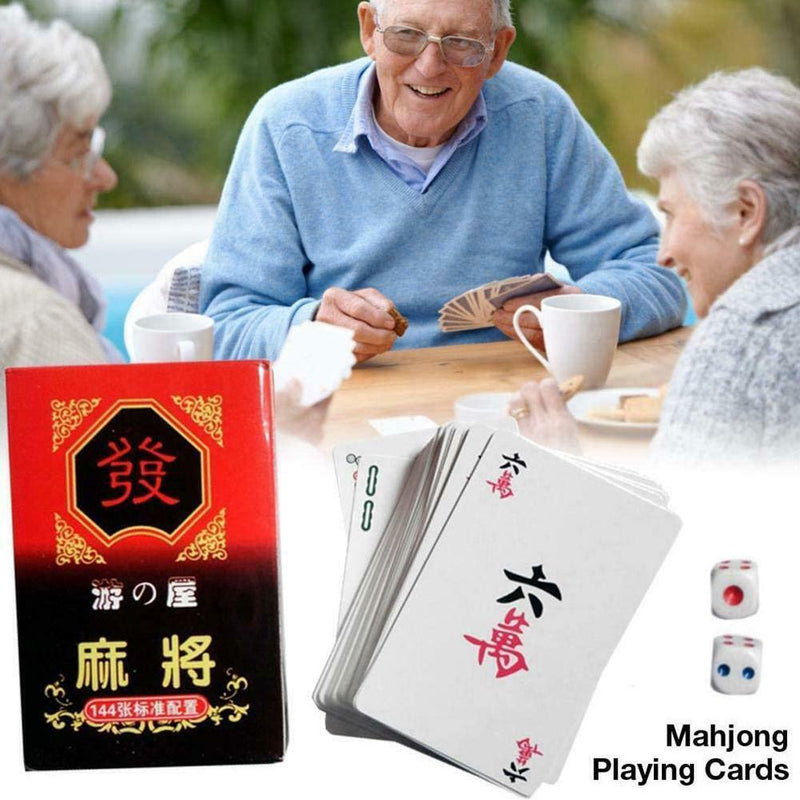 Mahjong Mah Jongg Playing Cards Kards Mahjong Solitaire Poker With Dice