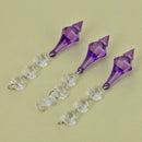 10pcs Acrylic  Crystal Beads Garland Chandelier Hanging Wedding Party Decor