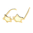 4pcs Five-point Star Sunglasses Eyeglasses Funny Costume Glasses Photo Prop