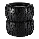 2pcs 1/8 RC Car Tire Tyres with Wheel Rim for HSP HPI E-MAXX Savage LRP Flux