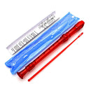 Durable School Translucent 8 Holes Recorder Flute for Student Music Learning Red