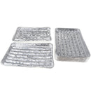 20pcs Disposable Aluminum Foil Barbecue Grilling CookingTrays Outdoor BBQ Spare