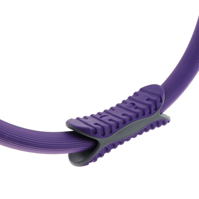 Dual Grip Pilates Ring Full Body Toning Fitness Magic Circle Exercise Purple
