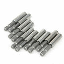 10 Pc Socket Drill Bit Holders Hex Shank Magnetic Extension For Screwdriver UVF