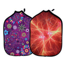 2x Neoprene Universal Pickleball Paddle Cover Zipper Sleeve Case Replacement