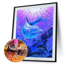 Free Dolphin 5D Diamond Painting Embroidery DIY Cross Stitch Home Decor