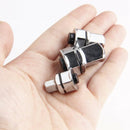 1X(3-Piece Wrench Socket Adapter Set 1/4 Inch 3/8 Inch 1/2 Inch Square Hex