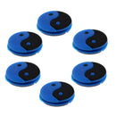 6 Pieces Yin and Yang Tennis Racquet Vibration Dampener Damper Tennis