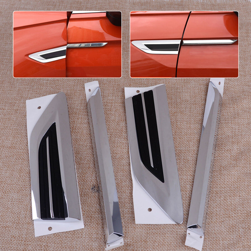 Side Fender Cover Trim Decoration kit fit for Volkswagen VW Tiguan 2017-2018 Hf