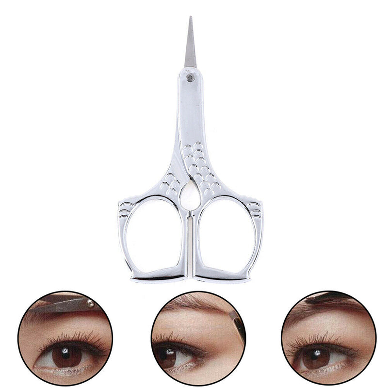 1x Eyebrow Scissor Makeup Manicure Scissors Nose Hair Scissors Nail File Shar Kw