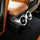 Abs Interior Rear Air Vent Outlet Trim Cover 2Pcs For Alfa Romeo Giulia 201
