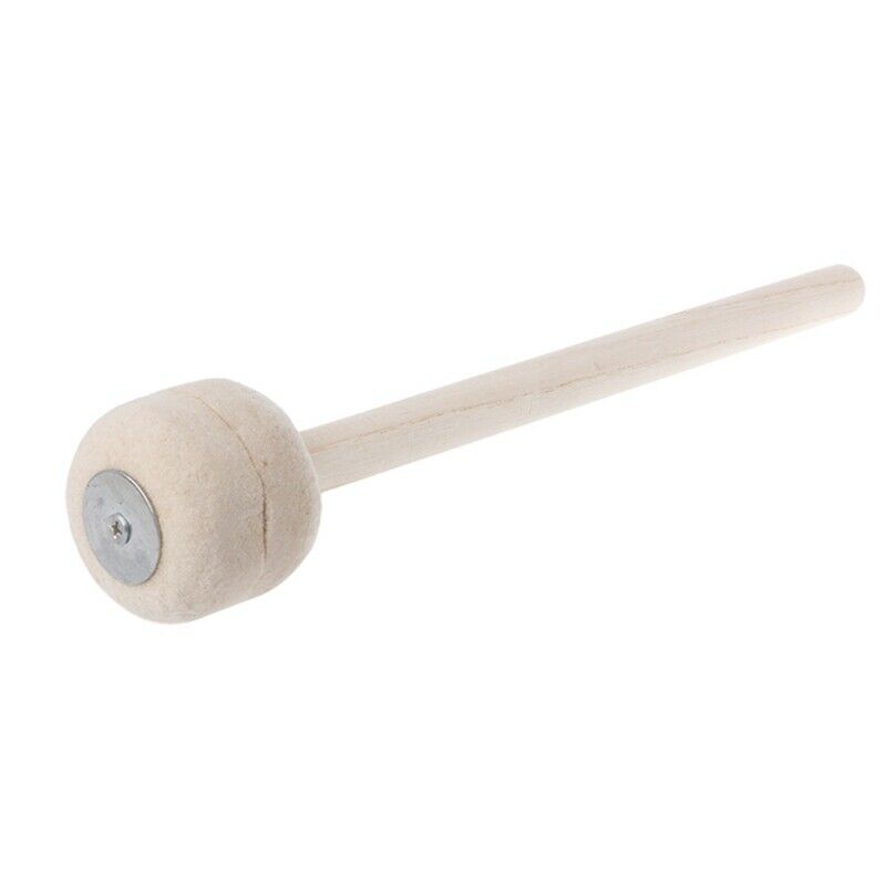 1PC Timpani Mallets Precussion Drumsticks Soft Felt Head Wood Handle