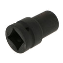 1 inch Drive 22mm 6 Point Hex Ratchet Socket Adapter Impact Tool 80mm Long