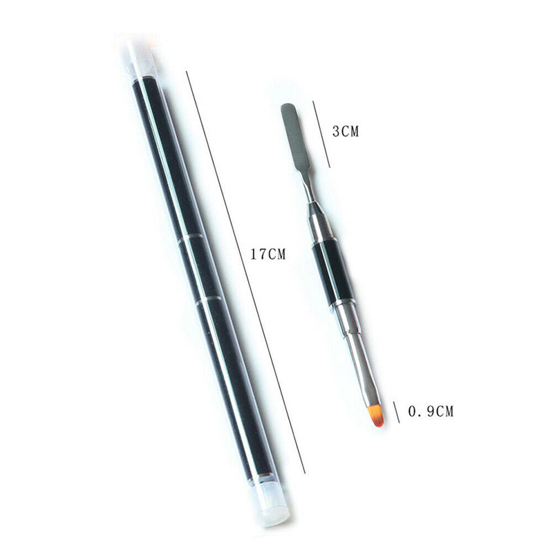 Double-head Manicure Tip Builder Pen Nail Art Glue Brush Phototherapy Pen