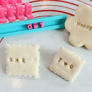 Alphabet Number, Letter Biscuit Fondant Cake/Cookie Stamp Emboss Impress Ho M3A1