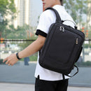 New Business Bag 15.6-Inch Computer Bag Usb Charging Backpack Waterproof Tr