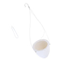 2x Hanging Plastic Self - Watering Flower Pot Succulent Pot With Chain Hook