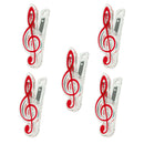 Portable Music Stationary Music Score Clip for Magazine 10 Pcs of Set