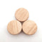 10X Home Accessory 50X25Mm Wooden Knob Wood Round Pull Knobs for Cabinet Dr C8R1