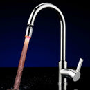 Rotary Temperature LED Light Water Faucet RGB Glowing Home Kitchen Supplies