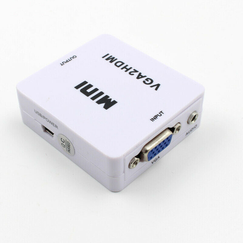 New 1080P Audio VGA to HDMI HD HDTV Video Converter Adapter for PC Lapt DYJ