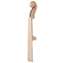 Violin Neck with Maple Wood Fingerboard Accessory Kit for 4/4 Violin