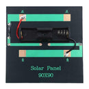 Portable 1W 2V Solar Power Battery Charger Panel for 2 1.2V AA Batteries