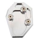 Sliver Side Stand Enlarge Kickstand Extension Pad For YAMAHA MT-07 14-15