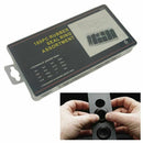 180 Pcs Round Rubber Grommet Assortment Set: Electrical Conductor Gasket Ri