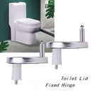 2X 5cm Replacement Toilet Seat Hinges Mountings Set Fittings Screws Repairing