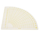 Hard Plastic Sector Quilt Ruler Patchwork Rulers Sewing Ruler Crafts Tools