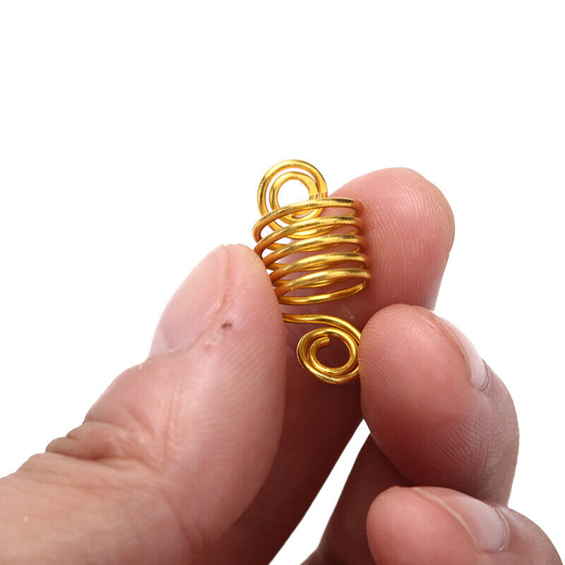 110pcs/Set Hair Braid Dreadlock Beads Braiding Hair Extension Accessories  lj Gw