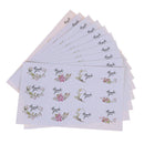 120pcs/lot thank you Flower Seal Stickers Birthday Cookie Cake Gift DIY Lab BX