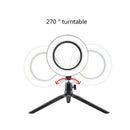 10" LED Selfie Ring Light with Tripod Stand Phone Holder for Live Makeup bs