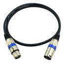 5FT XLR 3 Pin Male to Female Microphone Mic Audio Shielded Extension Cable Cord