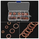 80pcs Copper Washers Assortment for Sump Plug Washers Gaskets,M6 M8 M10 M12