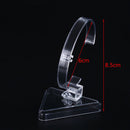 1pc clear plastic wrist watch display rack holder sale show case stand tools TO